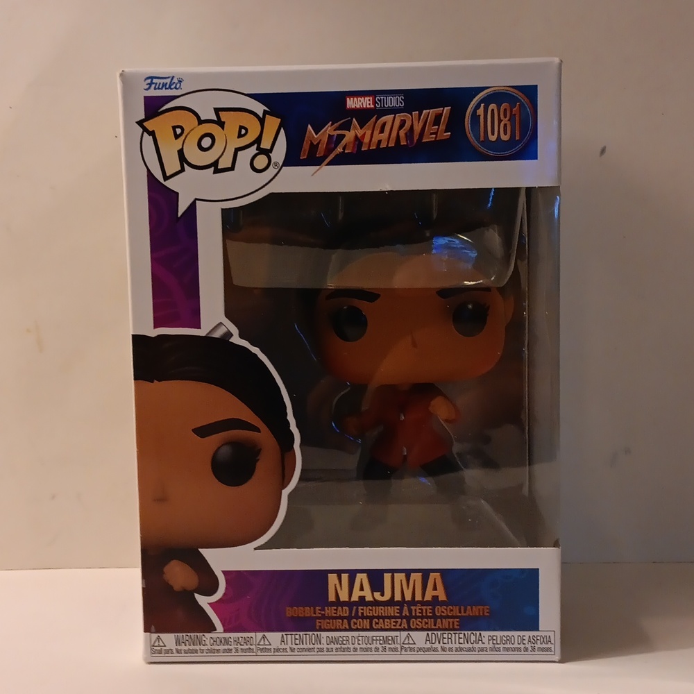 Funko Pops Ms Marvel 1081 Najma. New with original packaging